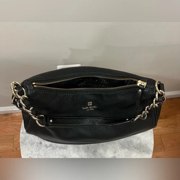 KATE SPADE PINE STREET FINLEY HOBO PEBBLED LEATHER BAG ♠️❤️‍🔥 NWOT - Picture 8 of 12